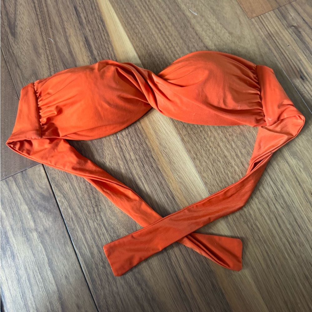 L*Space Vibrant Orange Bikini Top
